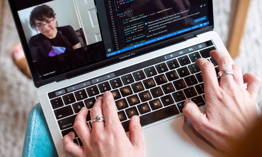 Hands assembling electronic hardware and circuit boards